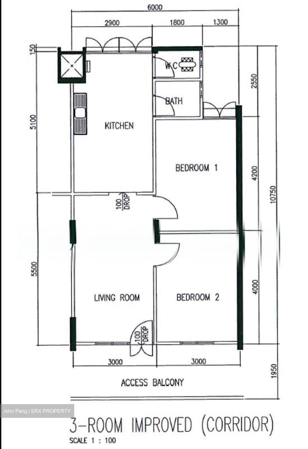 Blk 25 Eunos Crescent (Geylang), HDB 3 Rooms #507989711